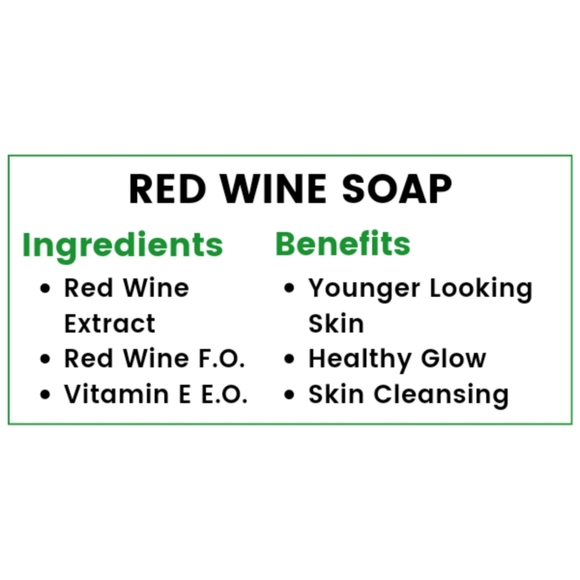Red Wine Soap (Pack of 2) - Picture 3 of 3